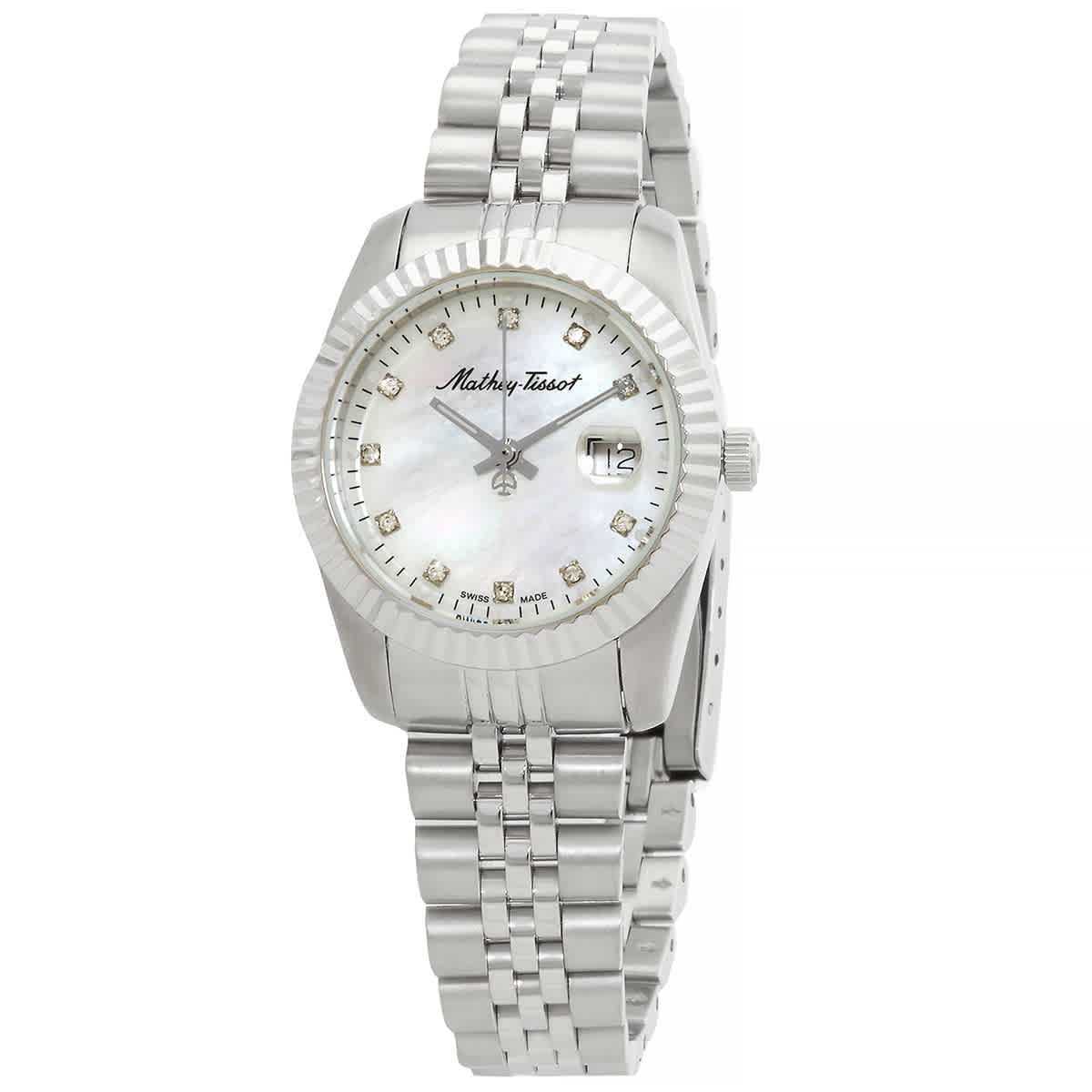 NWT Mathey-Tissot City Metal Quartz Silver-tone Ladies Watch One unit only! Mathey Tissot for her - 32mm diameter ₱7,200 main image 4