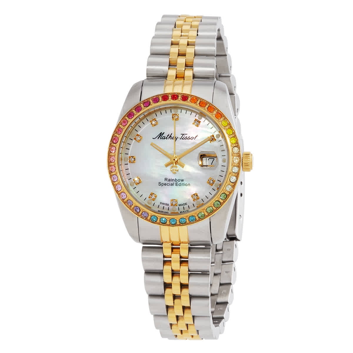 Mathey-Tissot Mathy Rainbow Quartz White Dial Ladies Philippines