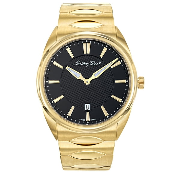 Mathey Tissot Men's Classic Black Dial Watch - H791PN