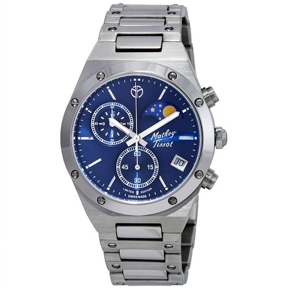 Mathey Tissot Men's Elisir Blue Dial Watch - H680CHABU
