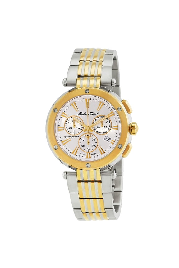 Men's Neptune Chrono Silver Dial Watch - H912CHBI
