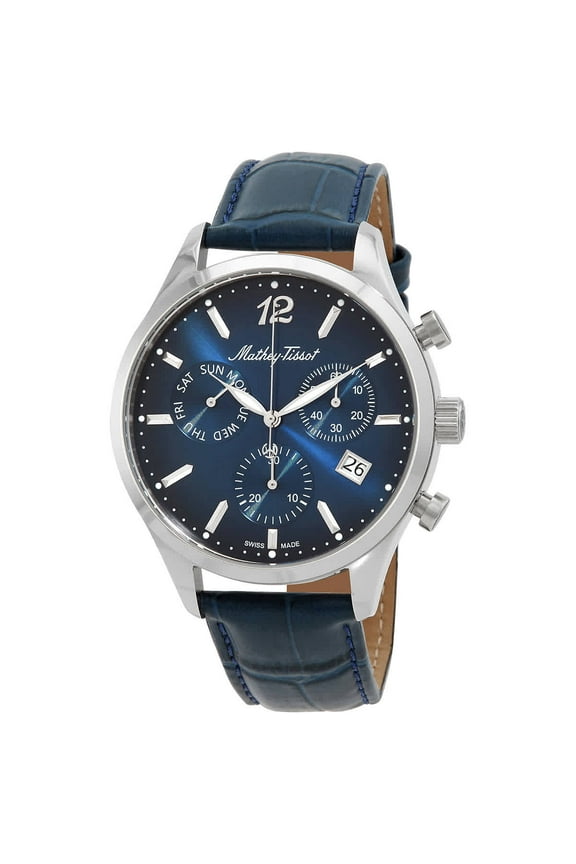 Mathey-Tissot Urban Chrono Chronograph Quartz Blue Dial Men's Watch H411CHALBU