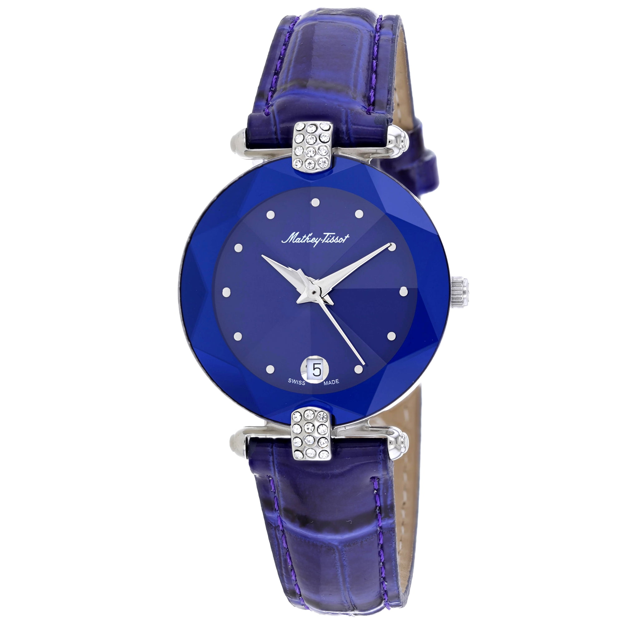 NWT Mathey-Tissot Zeus Blue Dial Ladies Watch Mathey Tissot Tissot Diamond Watch Mens Mathey-Tissot Zeus  main image 4