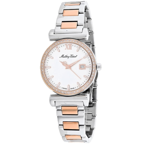 Mathey Tissot Women's White Dial Watch - D410BQI