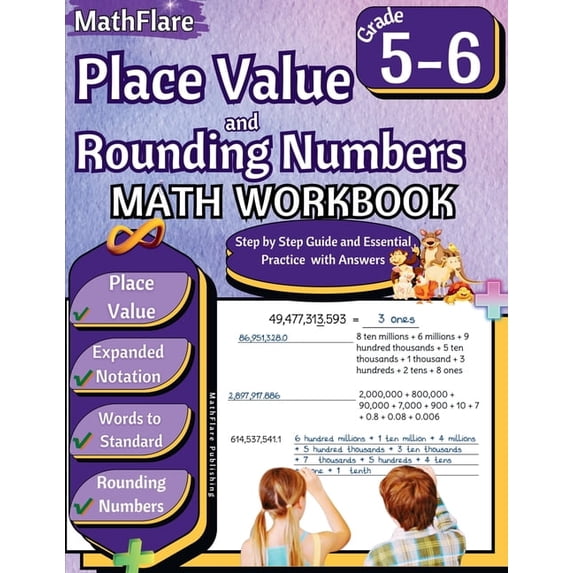 Mathflare Workbooks Place Value and Expanded Notations Math Workbook ...