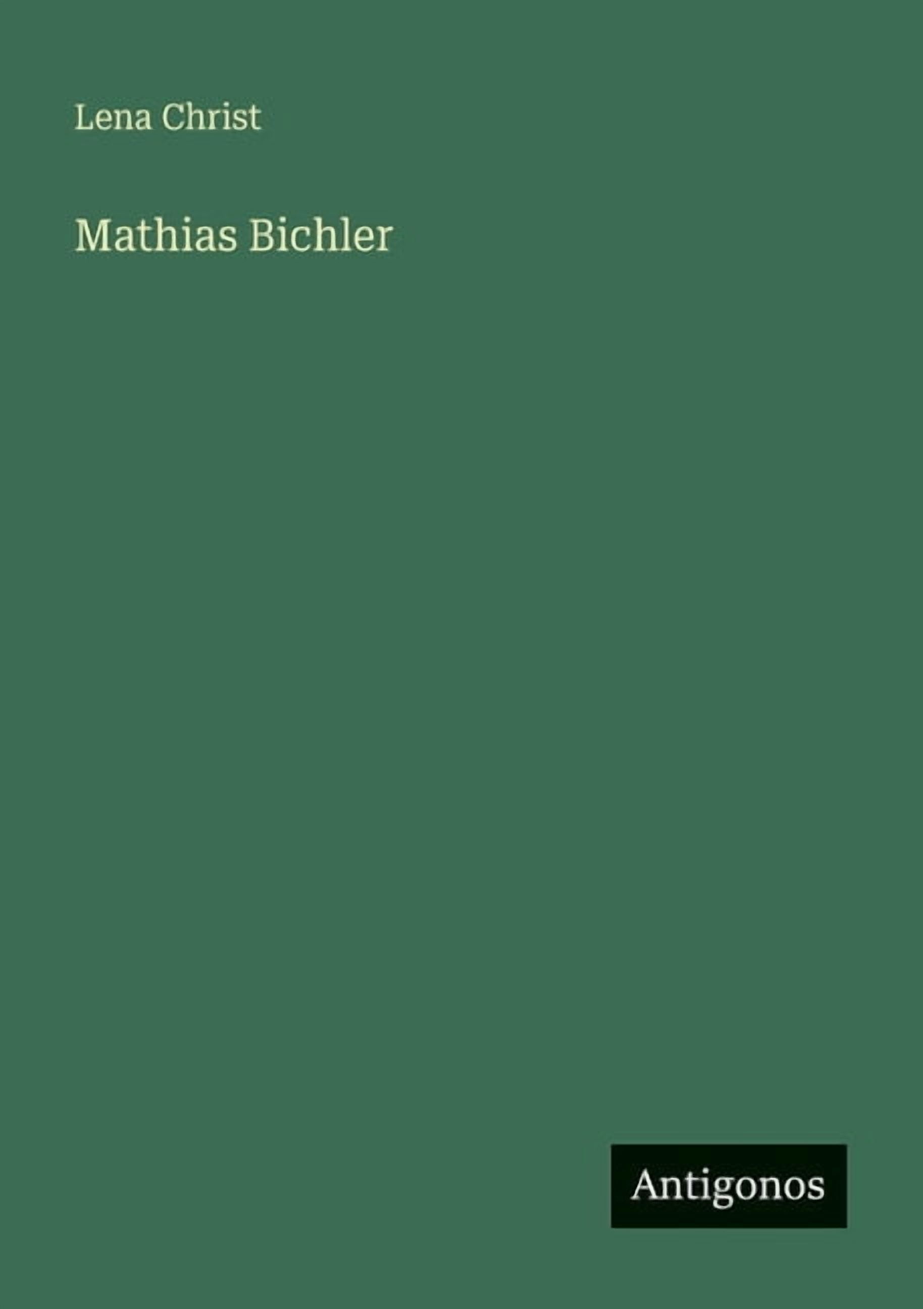Mathias Bichler, (Paperback)