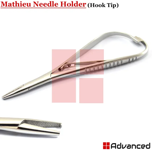 Mathieu Needle Holder Hook Tip Bracket Remover Ligature Elastic Placing Plier Ce