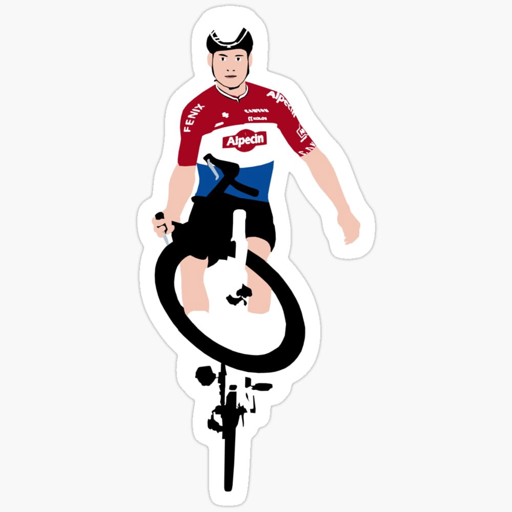 Mathieu Sticker Mathieu Van Der Poel Cyclist Sticker Phone Decal Water Bottle Stickers ...