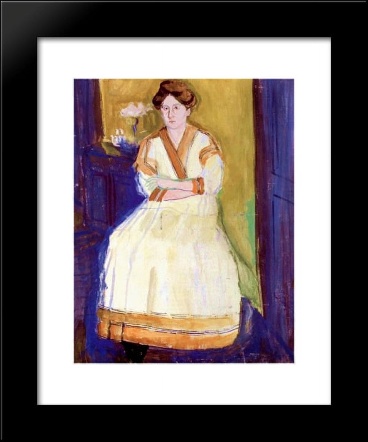 Mathilde Schoenberg II 20x24 Framed Art Print by Richard Gerstl ...
