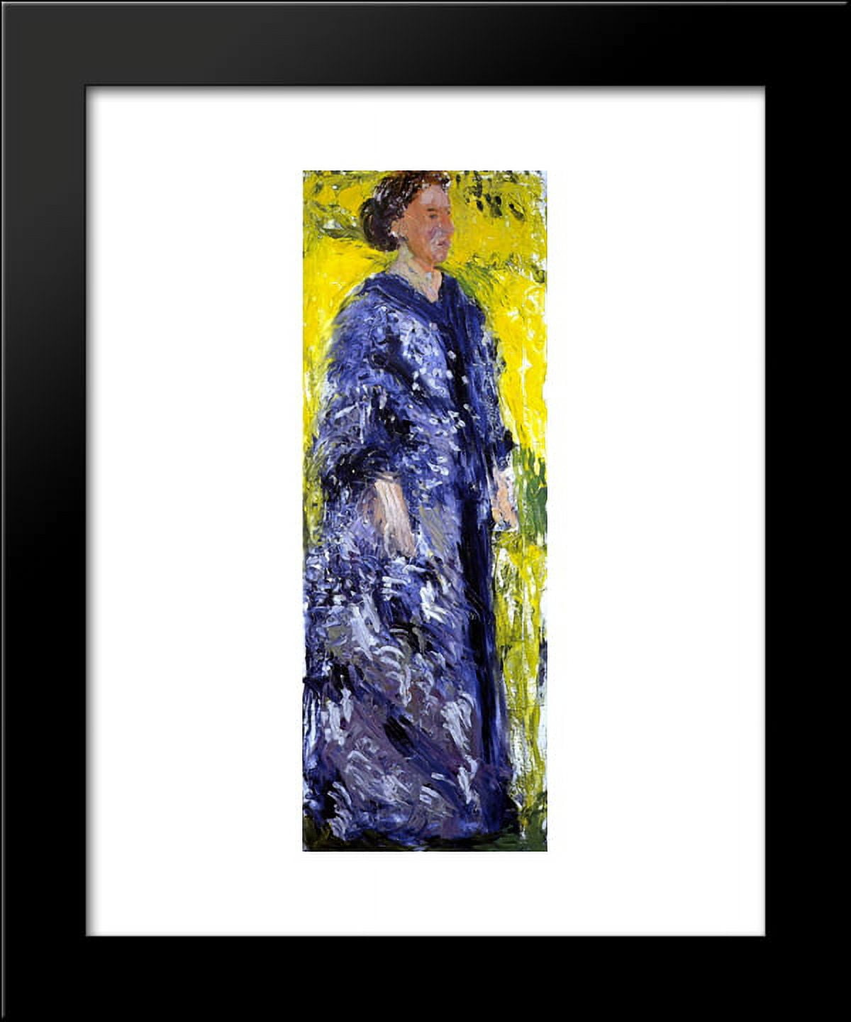 Mathilde Schoenberg in Garden 20x24 Framed Art Print by Richard Gerstl ...