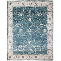 Mathison 3'x5′ Area Rug Handcrafted Motif Floral Design Oriental Traditional Design Non-Shedding Fine Wool Pile & Easy-Care Areas in Living Room Bedroom