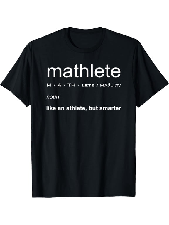 Mathlete Definition Nerd Geek Math Gifts Funny Math T-Shirt