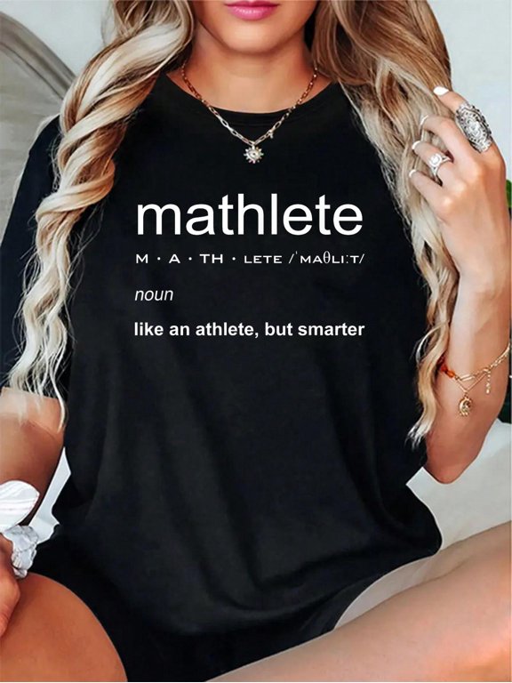 Mathlete Definition Nerd Geek Math Gifts Funny Math T-Shirt