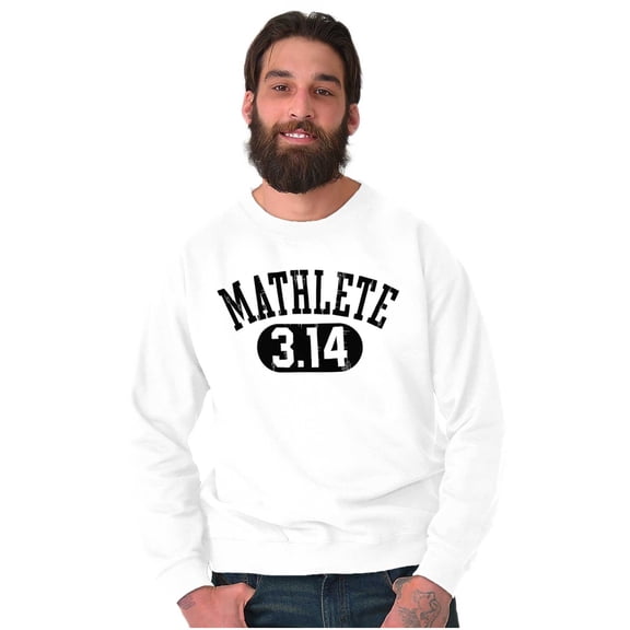 Mathlete Pi Math Student Teacher Unisex Plus Fleece Graphic Sweatshirt Brisco Brands 3X