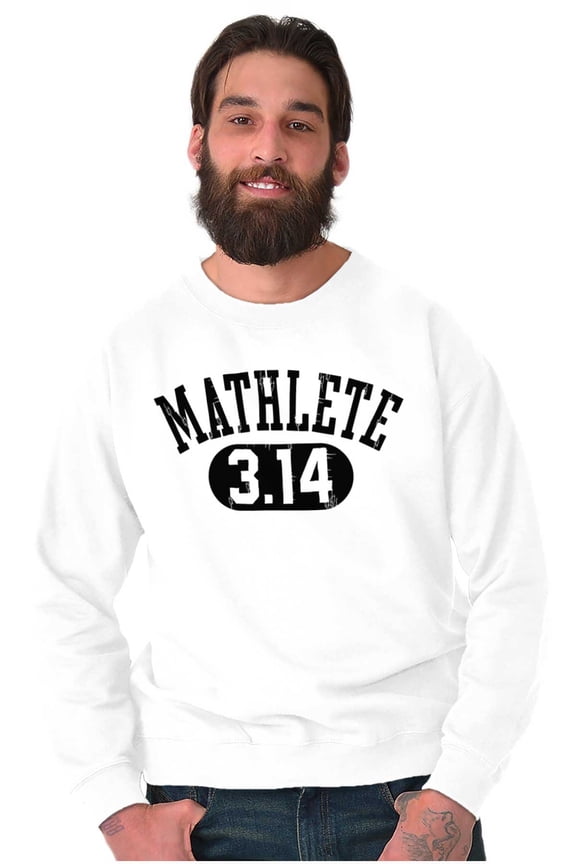 Mathlete Pi Math Student Teacher Unisex Plus Fleece Graphic Sweatshirt Brisco Brands 3X
