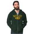 thumbnail image 1 of Mathlete Pi Math Student Teacher Zip Up Hoodie Men's Women's Brisco Brands 3X, 1 of 6
