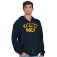 thumbnail image 1 of Mathlete Pi Math Student Teacher Zip Up Hoodie Men's Women's Brisco Brands M, 1 of 6