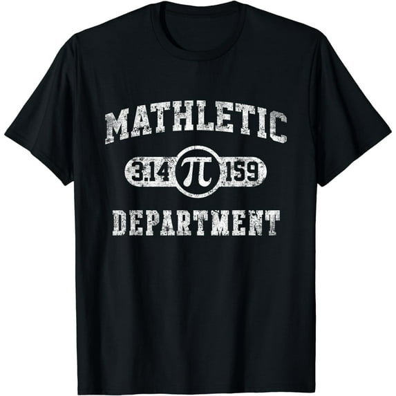 Mathletic Department 3.14159 Pi Day Math Teacher Vintage T-Shirt