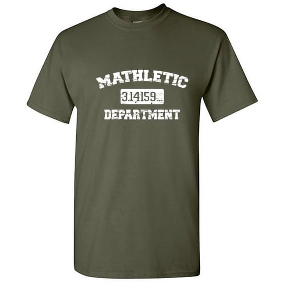 Mathletic Department Educationist Mathematician Graphic Tees Gift Idea For Maths Teacher Sarcastic Humor Funny Mens T Shirt