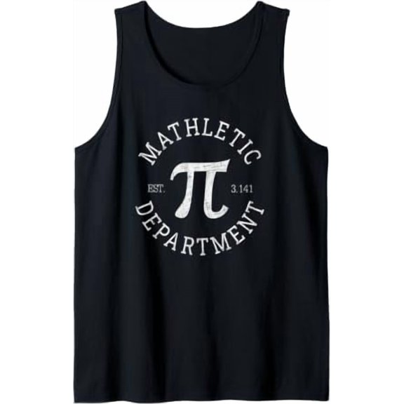 Mathletic Department Playful Mathematics Math Pun Tank Top Size S-3XL