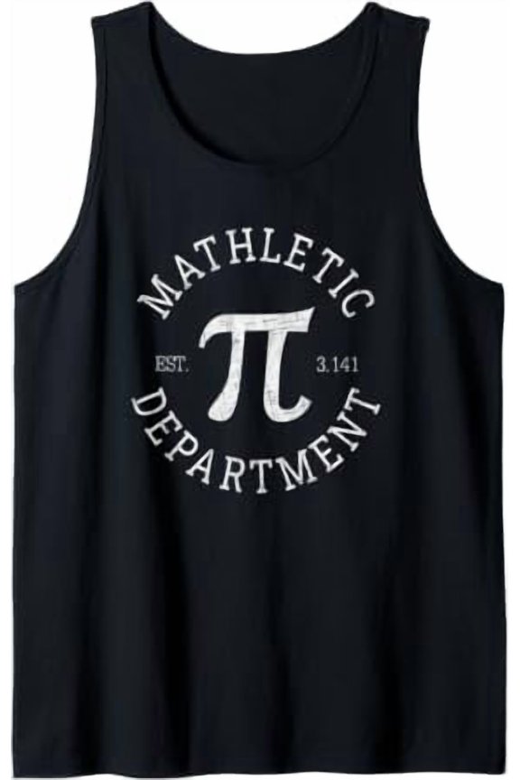Mathletic Department Playful Mathematics Math Pun Tank Top Size S-3XL