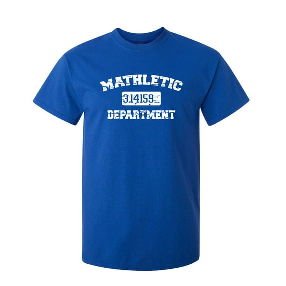 Mathletic Dept Sarcastic Humor Graphic Novelty Funny Tall T Shirt