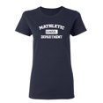 thumbnail image 1 of Mathletic Sarcastic Novelty Gift Idea Adult Humor Funny Women's Casual Tees, 1 of 3