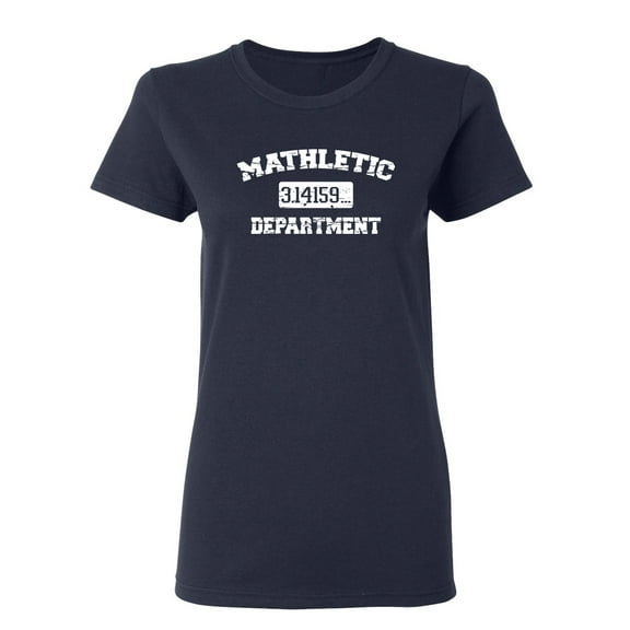 Mathletic Sarcastic Novelty Gift Idea Adult Humor Funny Women's Casual Tees