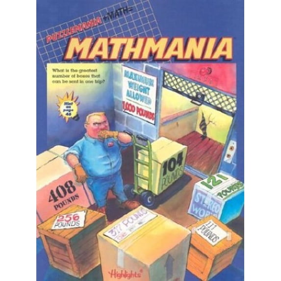 Pre-Owned Mathmania Book 11 Paperback Highlights for Children