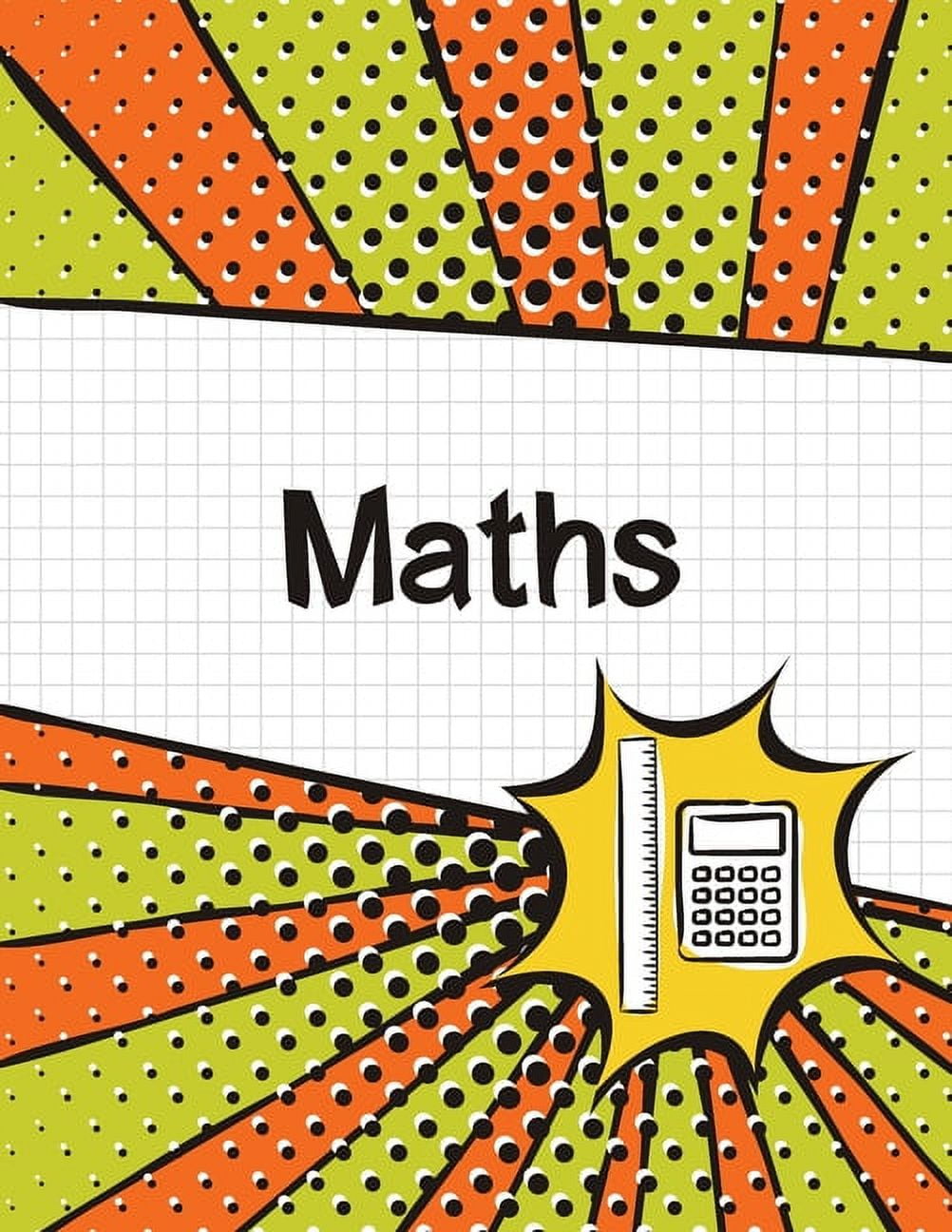 Maths Graph Paper Notebook: (Large, 8.5"x11") 100 Pages, 4 Squares per Inch, Math Graph Paper Composition Notebook for S, (Paperback)