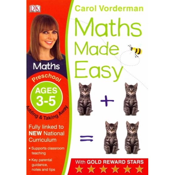 Maths Made Easy: Adding & Taking Away, Ages 3-5 (Preschool) Carol Vorderman (Paperback)