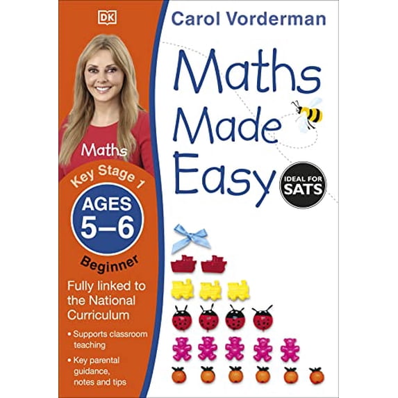 Pre-Owned Maths Made Easy: Beginner, Ages 5-6 (Key Stage 1): Supports the National Curriculum, Maths Exercise Book (Made Easy Workbooks) Paperback