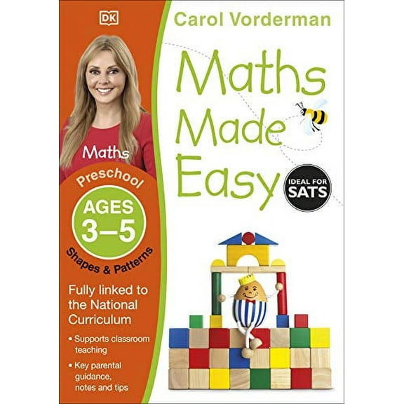 Maths Made Easy: Shapes & Patterns, Ages 3-5 (Preschool) Carol Vorderman (Paperback)