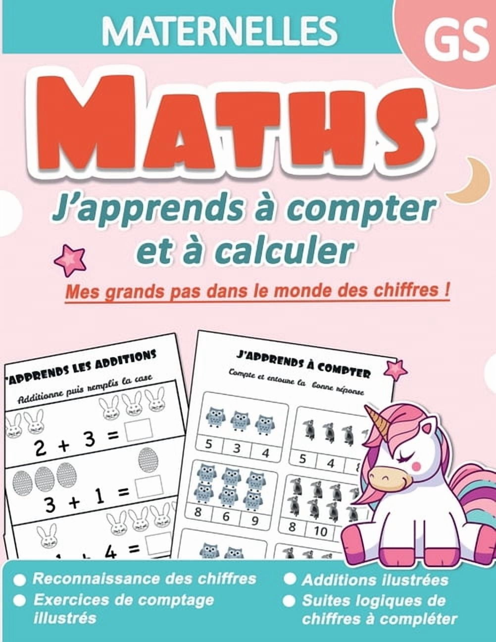 Maths Maternelles GS: J'apprends à compter et à calculer - Mes grands ...