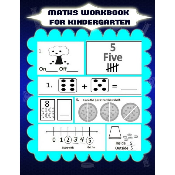 Maths workbook for kindergarten: maths activity for kindergarten, (Paperback)