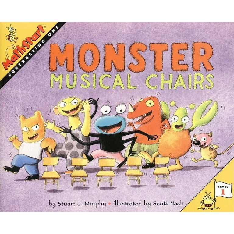 Mathstart 1 Monster Musical Chairs, (Paperback) - Walmart.com