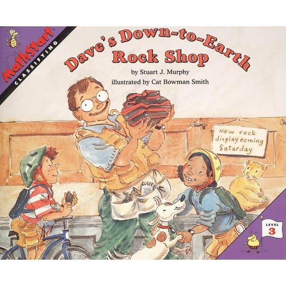 Mathstart 3 Dave's Down-To-Earth Rock Shop, (Paperback)