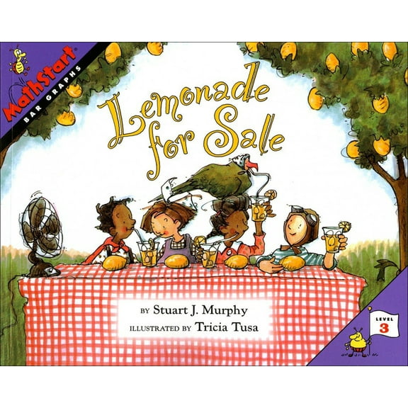 Mathstart: Level 3 (Prebound) Lemonade for Sale: Bar Graphs, (Hardcover)