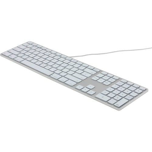 Matias RGB Backlit Wired Aluminum Keyboard for Mac Silver