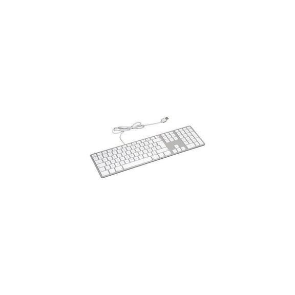 Matias Wired Aluminum Keyboard for Mac, Silver