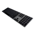 thumbnail image 1 of Matias FK418BTLB Backlit Wireless Keyboard - Gray, 1 of 2