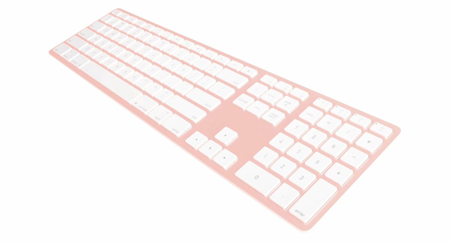 matias wireless aluminum keyboard - rose gold: Computer Accessories ...