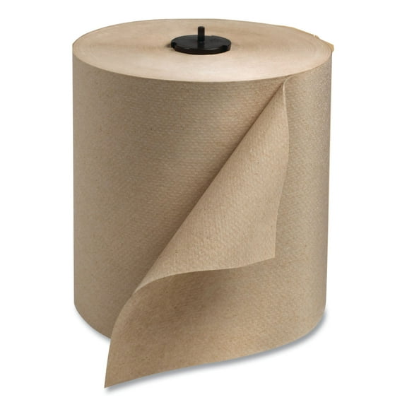 Matic Hardwound Roll Towel, 1-Ply, 7.7" x 700 ft, Natural, 857/Roll, 6 Rolls/Carton | Bundle of 2 Cartons