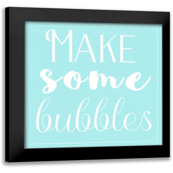 Matic, Jelena 12x12 Black Modern Framed Museum Art Print Titled - Bubble Making