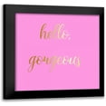 thumbnail image 1 of Matic,Jelena 12x12 Black Modern Framed Museum Art Print Titled - Hello Gorgeous Pink, 1 of 5