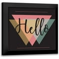 thumbnail image 1 of Matic,Jelena 12x12 Black Modern Framed Museum Art Print Titled - Hello, 1 of 5