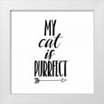 thumbnail image 1 of Matic,Jelena 15x15 White Modern Wood Framed Museum Art Print Titled - My Cat, 1 of 4