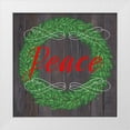 thumbnail image 1 of Matic, Jelena 15x15 White Modern Wood Framed Museum Art Print Titled - Peace Wreath, 1 of 4