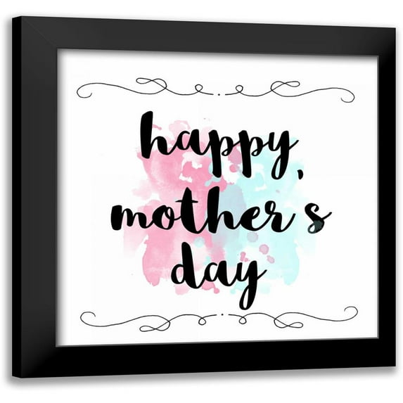 Matic, Jelena 20x20 Black Modern Framed Museum Art Print Titled - Splattered Mothers Day