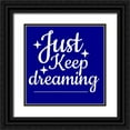 thumbnail image 1 of Matic,Jelena 20x20 Black Ornate Wood Framed with Double Matting Museum Art Print Titled - Keep Dreaming, 1 of 4